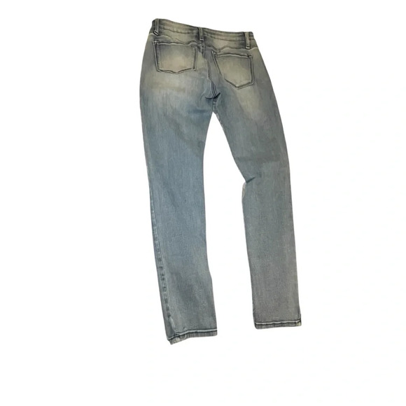 Kancan Mid Rise Skinny Jeans Size 9/28 Light Wash Ankle Denim Casual Stretch - Picture 6 of 10